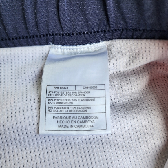 Nike Womens Golf Dri Fit Navy Blue White Stripe Skirt Skort Pockets Stretch M - Picture 8 of 11